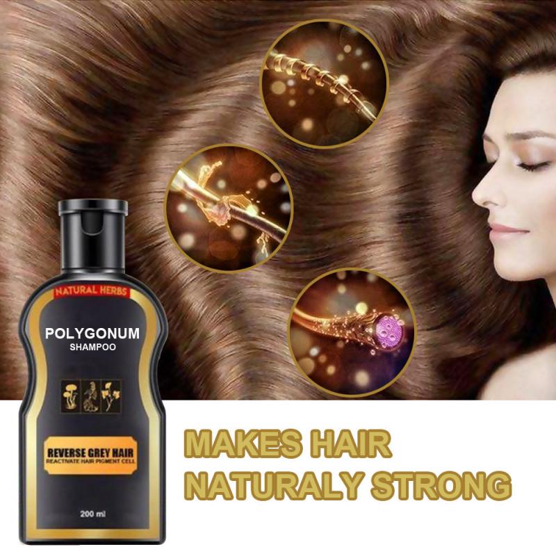 Grey Reverse Hair Color Shampoo dry shampoo Treatment Hair Coarse Repair Moisturizing Nourishing Oil Hair Care Black hair 30ml