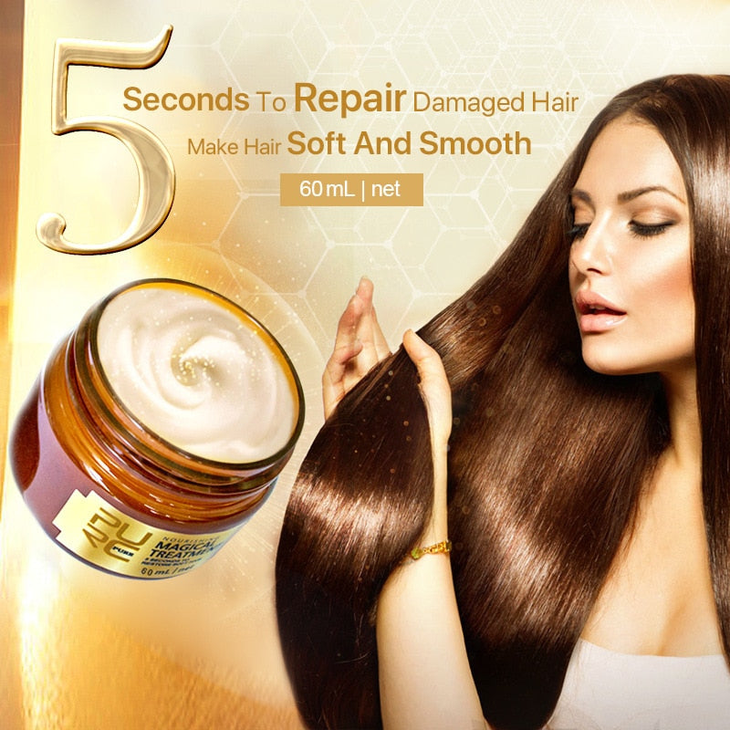 60ml Deep Nourishing Hair Mask Nourishing Soft And Shiny Scalp Care Shampoo Keratin Hair Repair Damage Hair Care Conditioner Oil